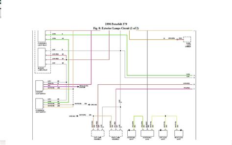 headlight wiring diagram   peterbilt