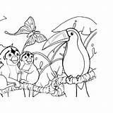 Coloring Pages Tropical Island Popular sketch template