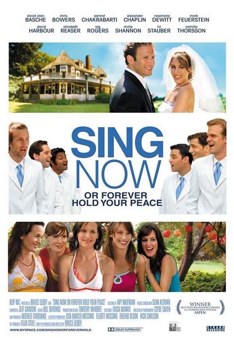 sing now or forever hold your peace movie poster imp awards