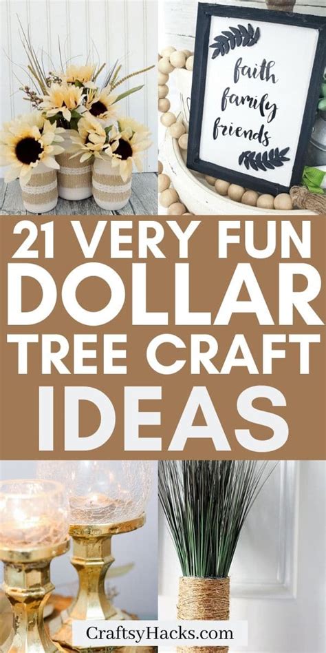creative dollar tree crafts   budgets craftsy hacks