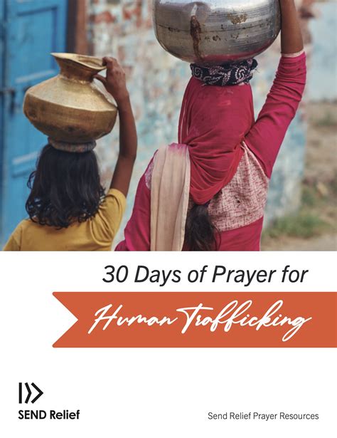 Human Trafficking Prayer Guide Send Relief