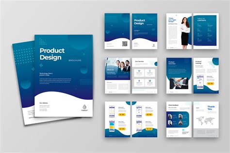 brochure product design ui creative
