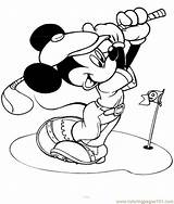 Coloring Mickey Golf Pages Mouse Kids Sports Printable Drawing Birthday Disney Minnie Getdrawings Golfing Popular Print Color Toddler Baby Sheets sketch template