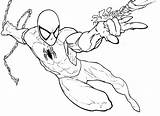 Pages Coloring Parker Peter Getcolorings Colouring Spiderman Printable sketch template