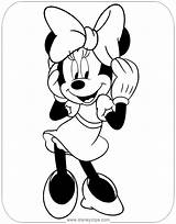 Minnie Disneyclips Misc Mouse Coloring Pages sketch template