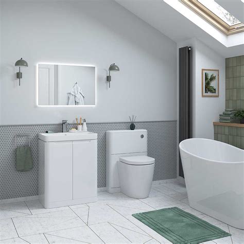 lambra gloss white  freestanding vanity unit basin room ho