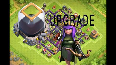 clash of clans archer queen upgrade time lv5 hunting the dark