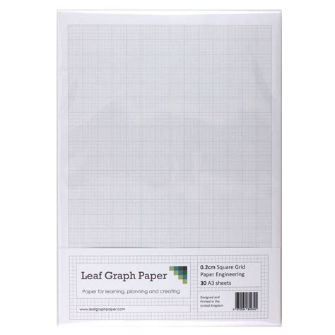 graph paper mm cm squared engineering  loose leaf sheets