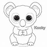 Beanie Boos Koala Kooky Ty Xcolorings Fiona Moonlight Corky Plushy 1100px sketch template