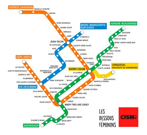 la carte du metro de montreal etait paritaire femmetro nightlife