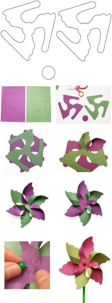 ideas origami art diy  printable origami art pinwheels paper