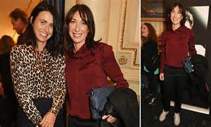 samantha cameron wears trainers as she joins her sister emily at charity gala daily mail online