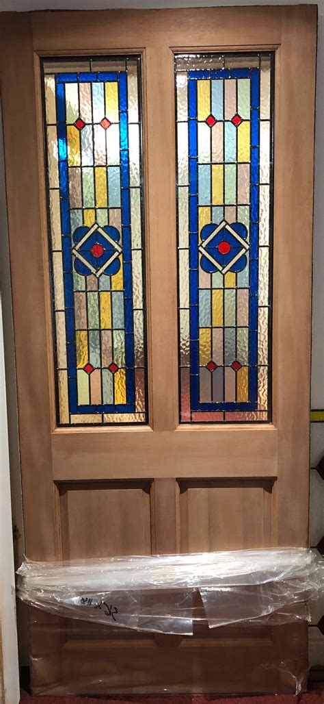 stained glass external door geleta doors