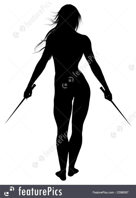 Illustration Of Woman Silhouette
