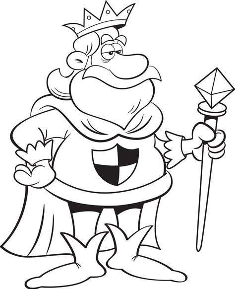 animated king coloring page  printable coloring pages  kids