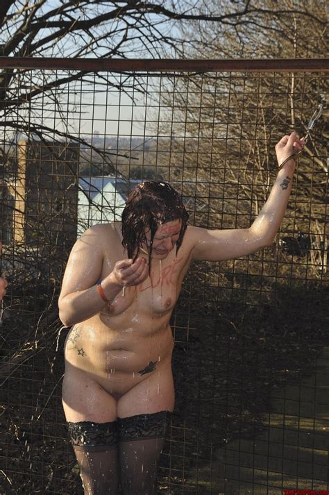 bizarre outdoor humiliation and public punishment of english slaveslut isabel de pichunter