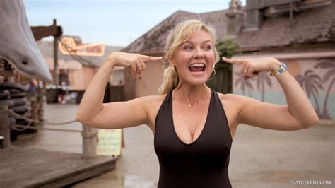 Kirsten Dunst Deep Cleavage And Sexy In On Becoming A God In Central