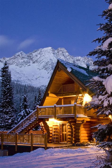 cozy   log cabins   snow       hibernate winter house