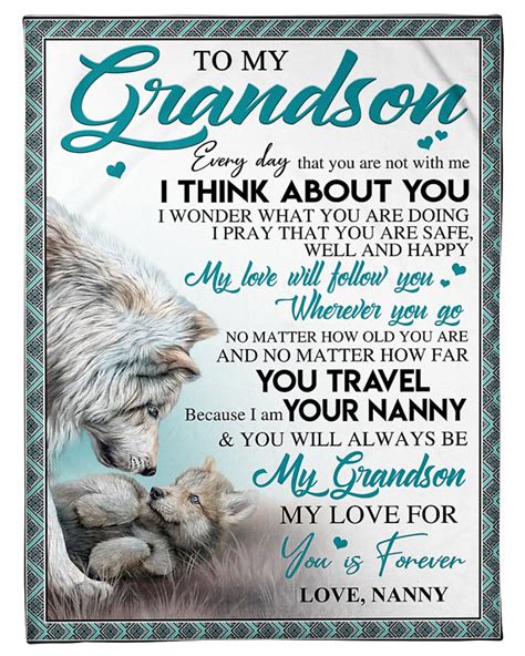 I Think About You Nanny To Grandson