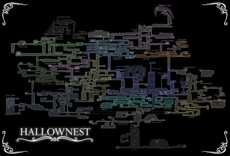 hallownest complete map hq  tuppkam  deviantart