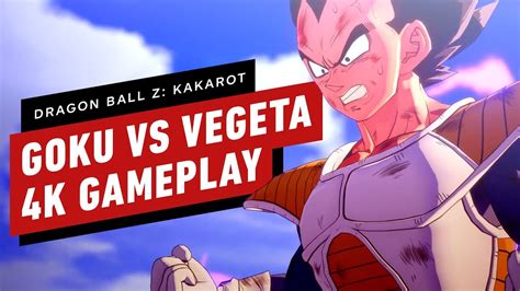 Dragon Ball Z Kakarot Goku Vs Vegeta Gameplay 4k60