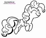 Pie Pinkie Coloring Pages Pony Little sketch template
