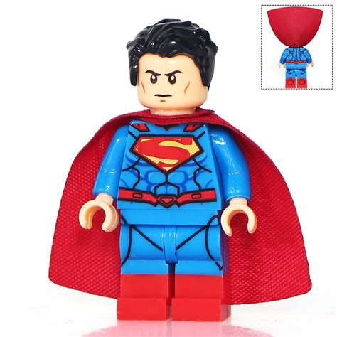 minifigure superman dc comics super heroes compatible lego building