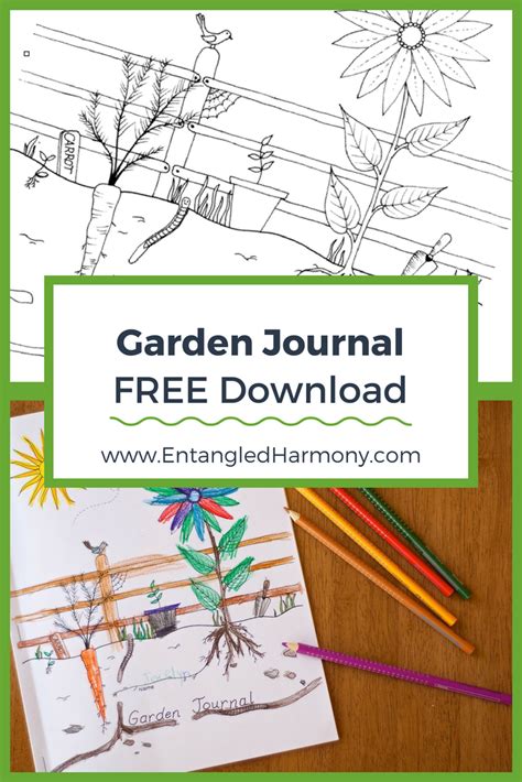 garden journal  children   entangled harmony kids