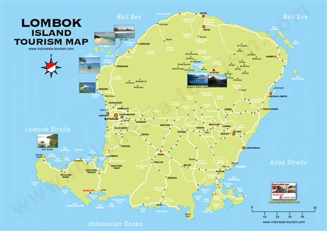 peta wisata lombok gambaran umum tempat wisata  pulau lombok pulau lombok peta pulau