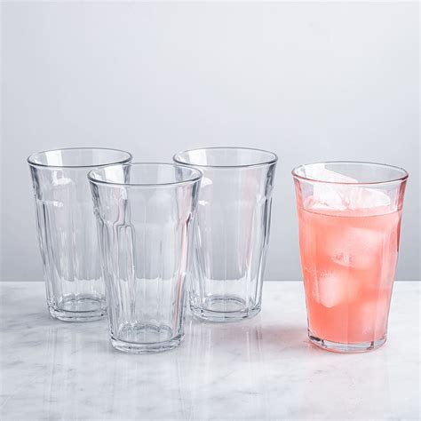 Duralex Picardie Premium Tempered Drinking Glass Set Of 4 500 Ml