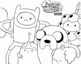 Adventure Time Coloring Pages Printable Finn Jake Color Marceline Clipart Book Print Cartoon Advent Network Library Popular Printcolorcraft sketch template