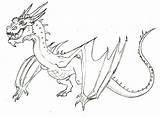 Smaug Dragon Drawing Lineart Deviantart Draw Getdrawings Drawings Fan sketch template
