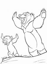 Brother Bear sketch template