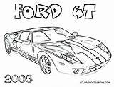 Coloring Pages Ford Gt Mustang Car Exotic Raptor Stingray Corvette F250 F1 Printable Getcolorings Color Print Adults Cars Sheets Colorings sketch template