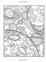 Print Planète Trippy Colouring Skyscapes Viatico sketch template