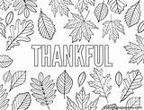 Thankful Thanksgiving Papertraildesign Colorare Grateful Adult Disegno Foglie Gratitude sketch template