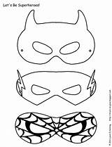 Knutselen Maskers Superheld Masker Superhelden Bord sketch template