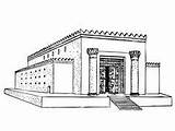 Solomon Tempio Gerusalemme sketch template
