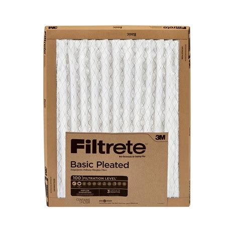 filtrete xx filtrete basic pleated hvac furnace air filter  mpr  filter walmartcom