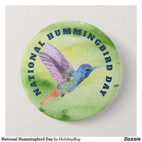 national hummingbird day button zazzlecom dog bowtie custom