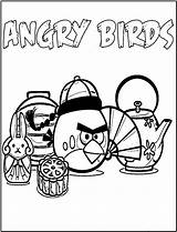 Angry Coloring Pages Bird Printable Kids Bestcoloringpagesforkids sketch template