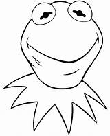 Coloring Pages Kermit Frog Piggy Miss Bad Piggies Outline Head Draw Muppets Getcolorings Thinking Boat Friends Little Color sketch template