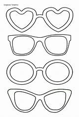 Coloring Sunglasses Getdrawings sketch template