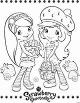 Strawberry Shortcake Coloring Pages Print Berrykins Color Kids sketch template