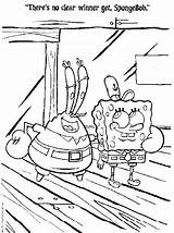 Spongebob Coloring Pages Cartoon Kids Squarepants Happy sketch template