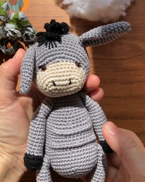 crochet pattern donkey amigurumi donkey  pattern etsy video