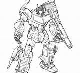 Coloring Transformers Pages Print sketch template