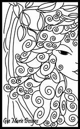 Seidenmalerei Colouring Muster Kunst Stoff Brandmalerei Islamische Pergamentpapier Stricheleien Filzkunst Bastelei Zen Gesicht Quilling sketch template
