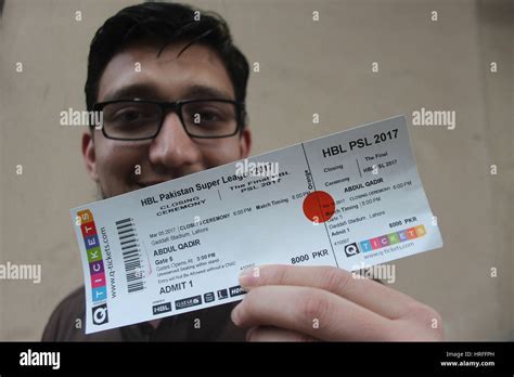 lahore pakistan st mar  pakistani cricket lovers gather   bank  buy ticket