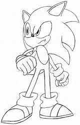 Sonic Coloring Pages Print Super Hedgehog Printable Kids sketch template